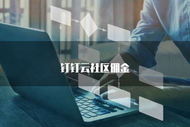 钉钉云社区佣金