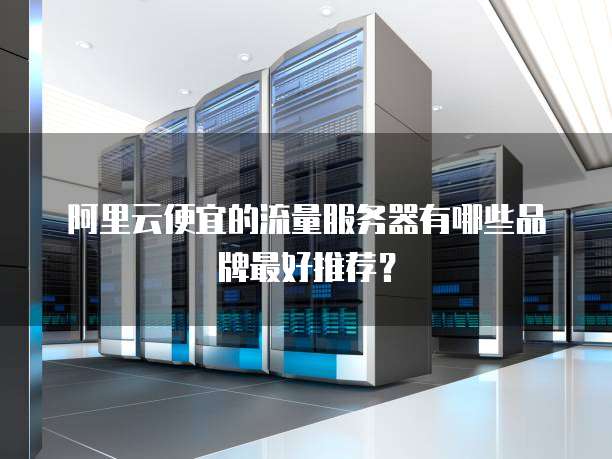 阿里云便宜的流量服务器有哪些品牌最好推荐?