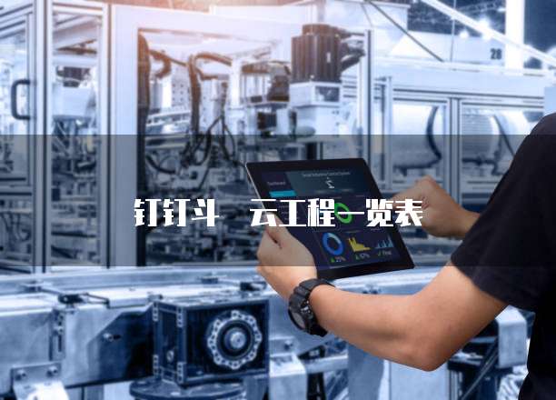 钉钉斗栱云工程一览表