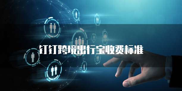 钉钉跨境出行宝收费标准