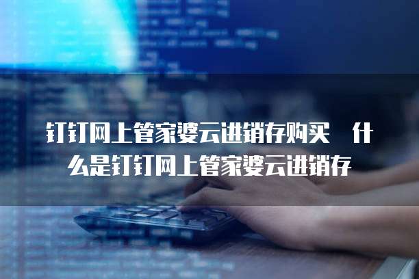 钉钉网上管家婆云进销存购买 什么是钉钉网上管家婆云进销存