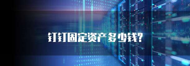 钉钉固定资产多少钱?