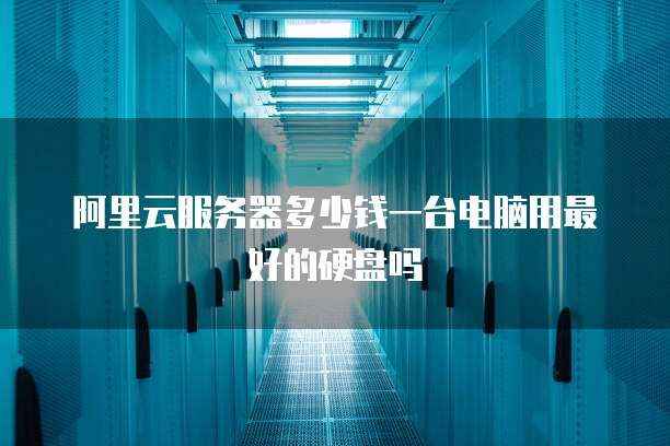阿里云服务器多少钱一台电脑用最好的硬盘吗