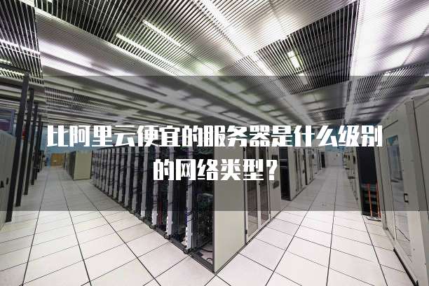 比阿里云便宜的服务器是什么级别的网络类型?