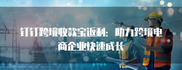 钉钉跨境收款宝返利：助力跨境电商企业快速成长