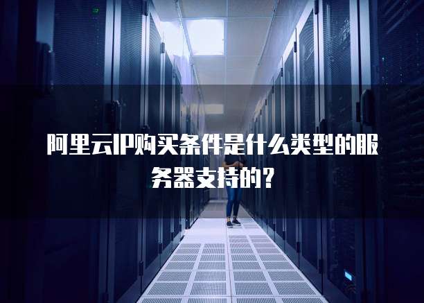 阿里云IP购买条件是什么类型的服务器支持的?