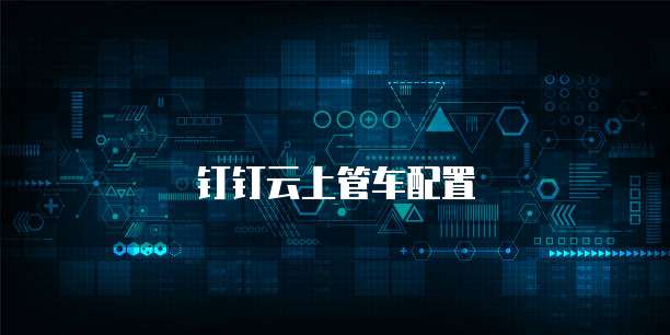 钉钉云上管车配置