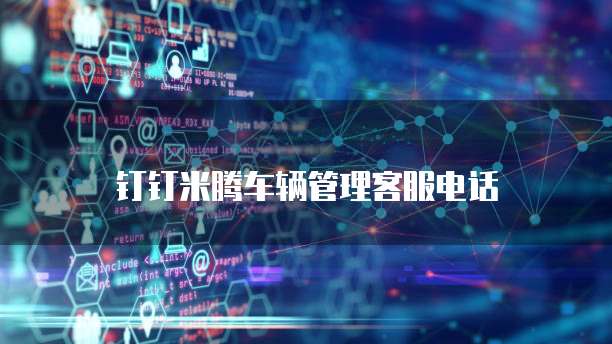 钉钉米腾车辆管理客服电话