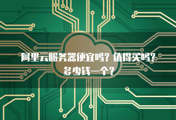 阿里云服务器便宜吗?值得买吗?多少钱一个?
