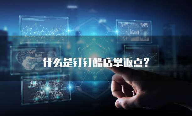 什么是钉钉酷店掌返点?