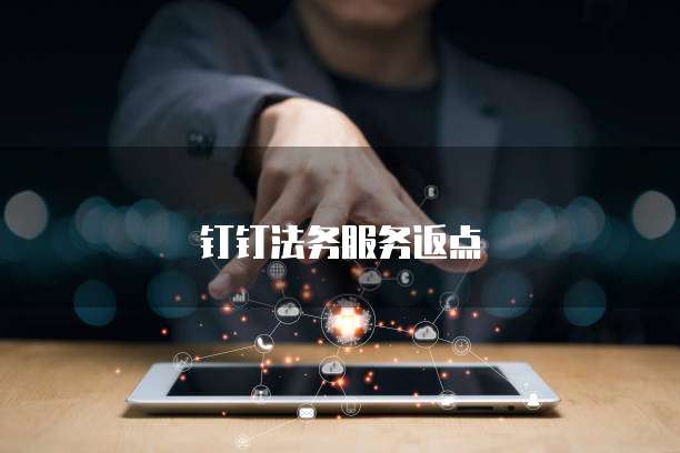 钉钉法务服务返点