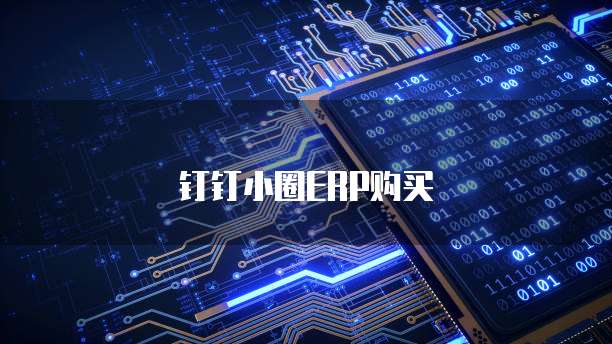 钉钉小圈ERP购买