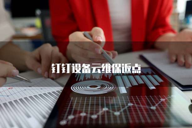 钉钉设备云维保返点