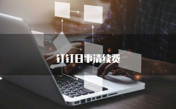钉钉日事清续费