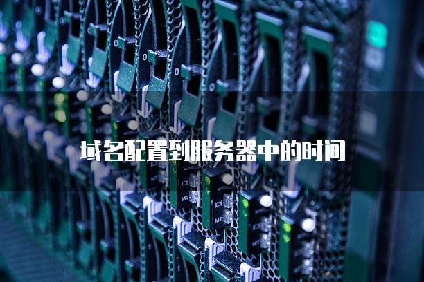 域名配置到服务器中的时间