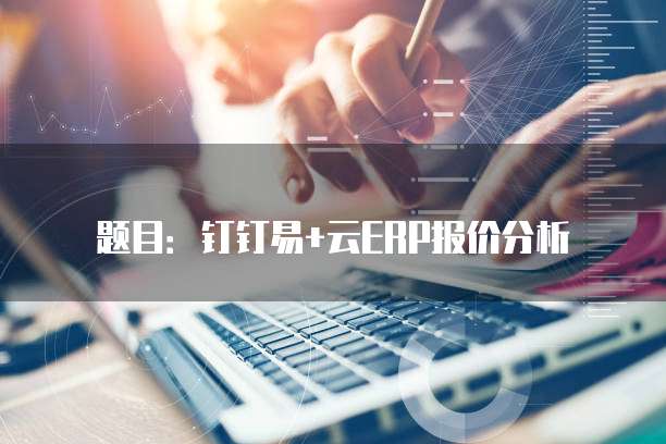 题目：钉钉易+云ERP报价分析