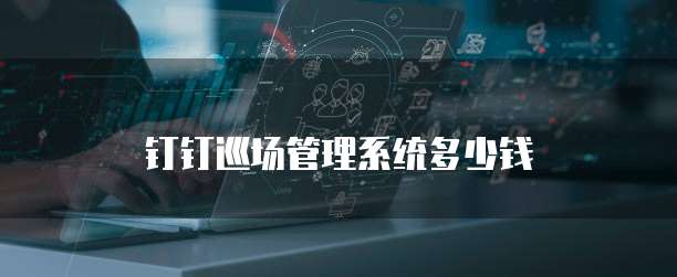 钉钉巡场管理系统多少钱