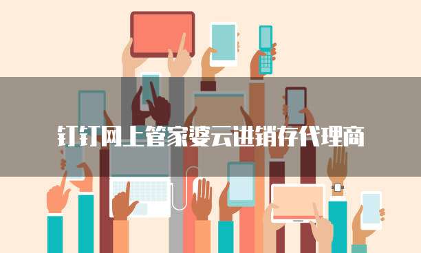 钉钉网上管家婆云进销存代理商