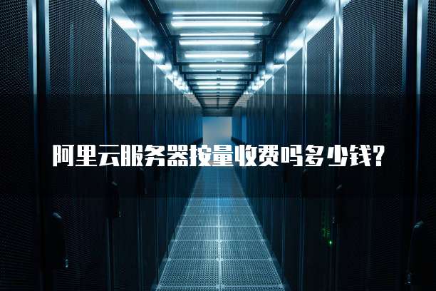 阿里云服务器按量收费吗多少钱?