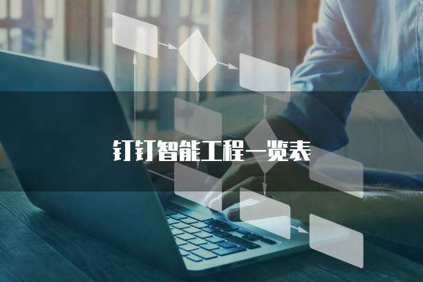钉钉智能工程一览表