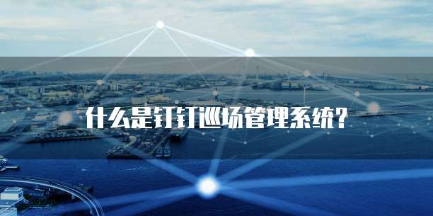 什么是钉钉巡场管理系统？