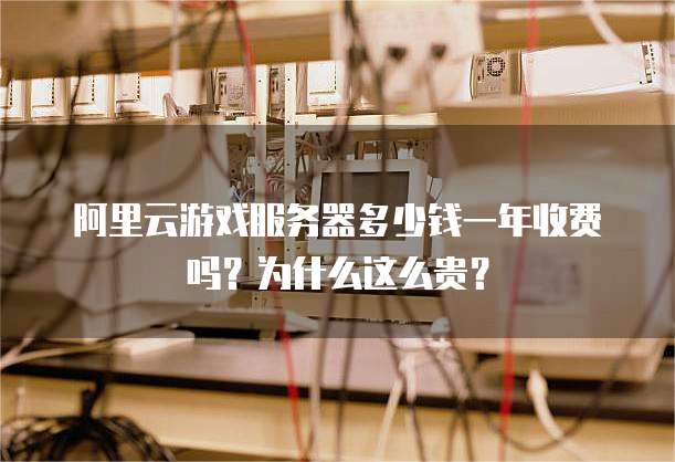 阿里云游戏服务器多少钱一年收费吗?为什么这么贵?