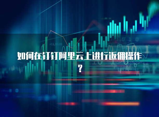 如何在钉钉阿里云上进行返佣操作?