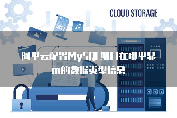 阿里云配置MySQL端口在哪里显示的数据类型信息