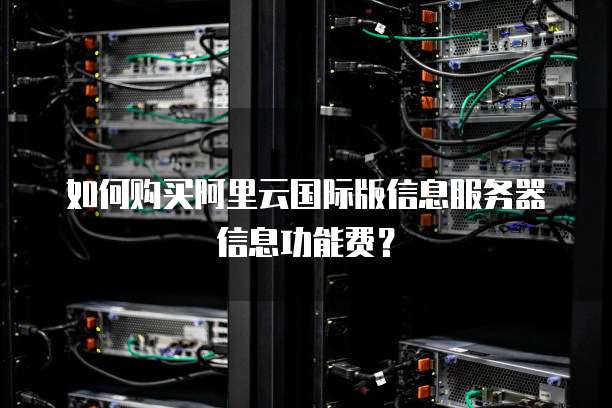 如何购买阿里云国际版信息服务器信息功能费?