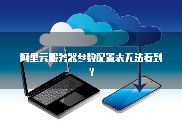阿里云服务器参数配置表无法看到?