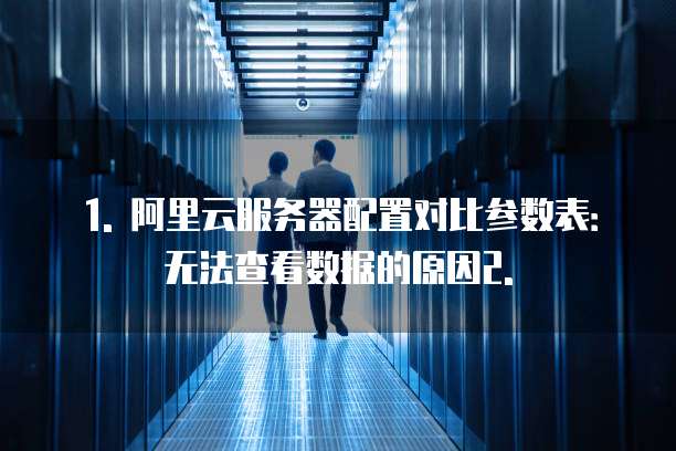 1. 阿里云服务器配置对比参数表:无法查看数据的原因2.