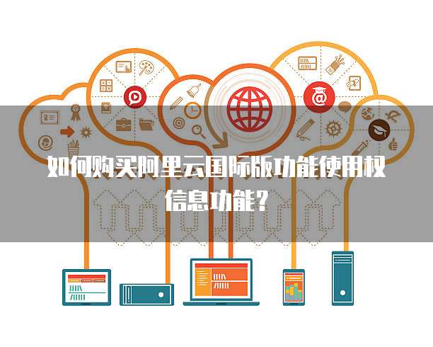 如何购买阿里云国际版功能使用权信息功能？