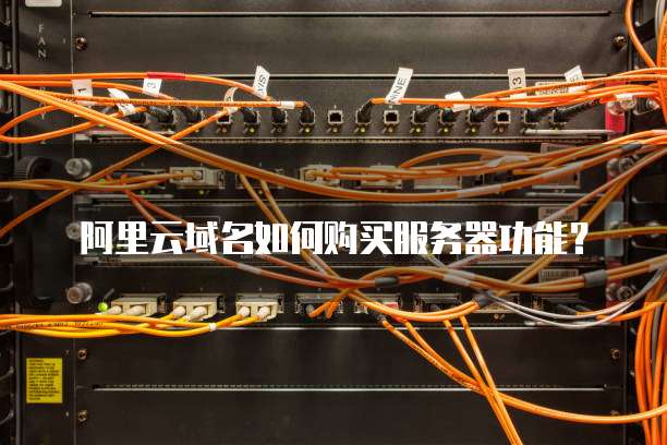 阿里云域名如何购买服务器功能?