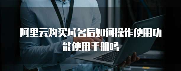 阿里云购买域名后如何操作使用功能使用手册吗