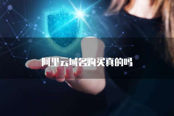 阿里云域名购买真的吗