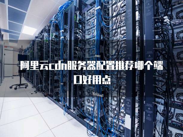 阿里云cdn服务器配置推荐哪个端口好用点