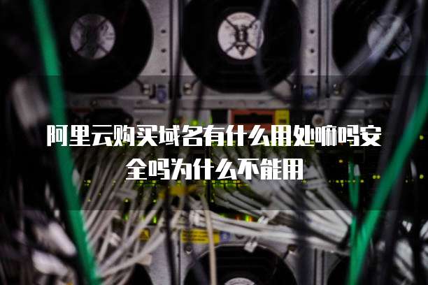 阿里云购买域名有什么用处嘛吗安全吗为什么不能用