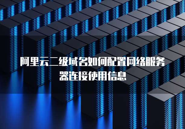 阿里云二级域名如何配置网络服务器连接使用信息