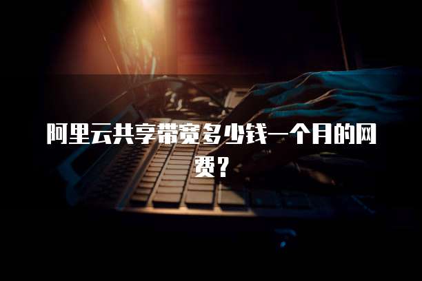 阿里云共享带宽多少钱一个月的网费?