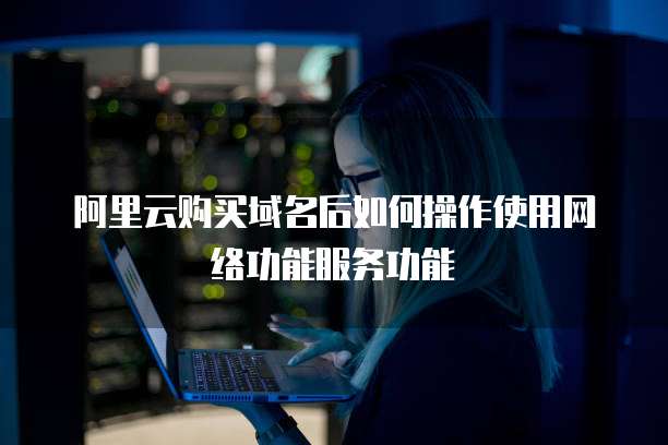 阿里云购买域名后如何操作使用网络功能服务功能