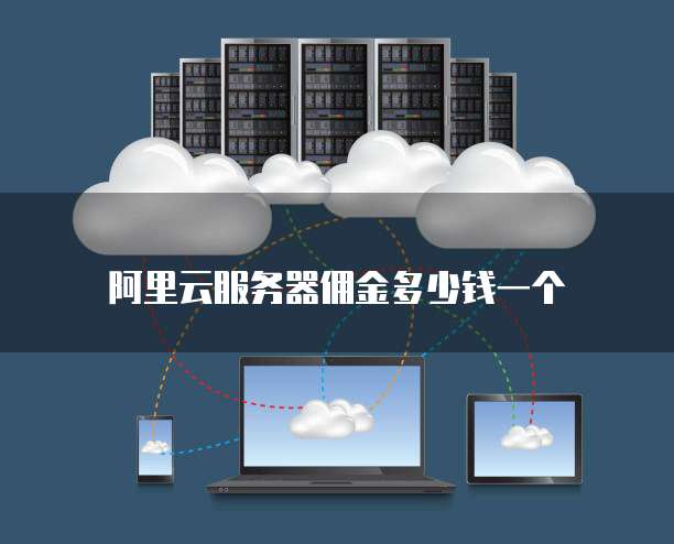 阿里云服务器佣金多少钱一个