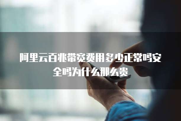阿里云百兆带宽费用多少正常吗安全吗为什么那么贵