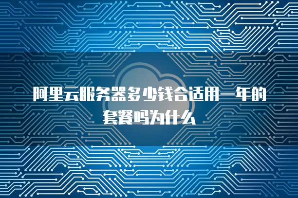 阿里云服务器多少钱合适用一年的套餐吗为什么