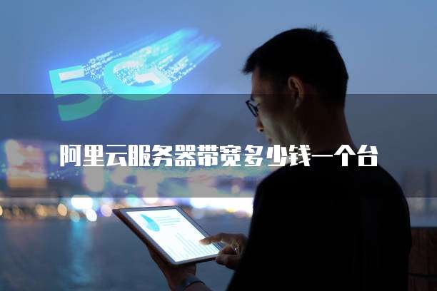 阿里云服务器带宽多少钱一个台