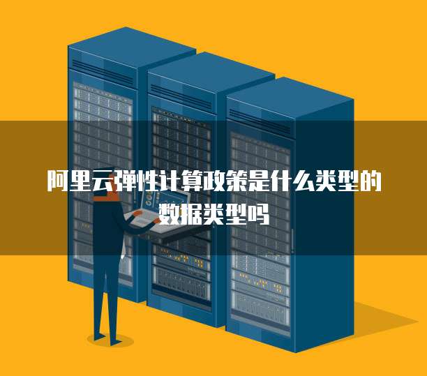 阿里云弹性计算政策是什么类型的数据类型吗