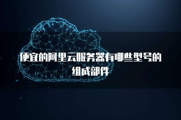 便宜的阿里云服务器有哪些型号的组成部件