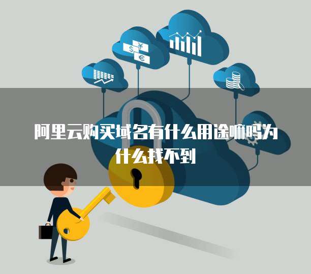 阿里云购买域名有什么用途嘛吗为什么找不到