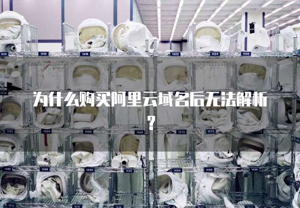 为什么购买阿里云域名后无法解析?