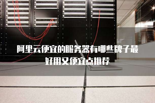 阿里云便宜的服务器有哪些牌子最好用又便宜点推荐