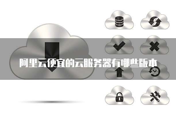 阿里云便宜的云服务器有哪些版本